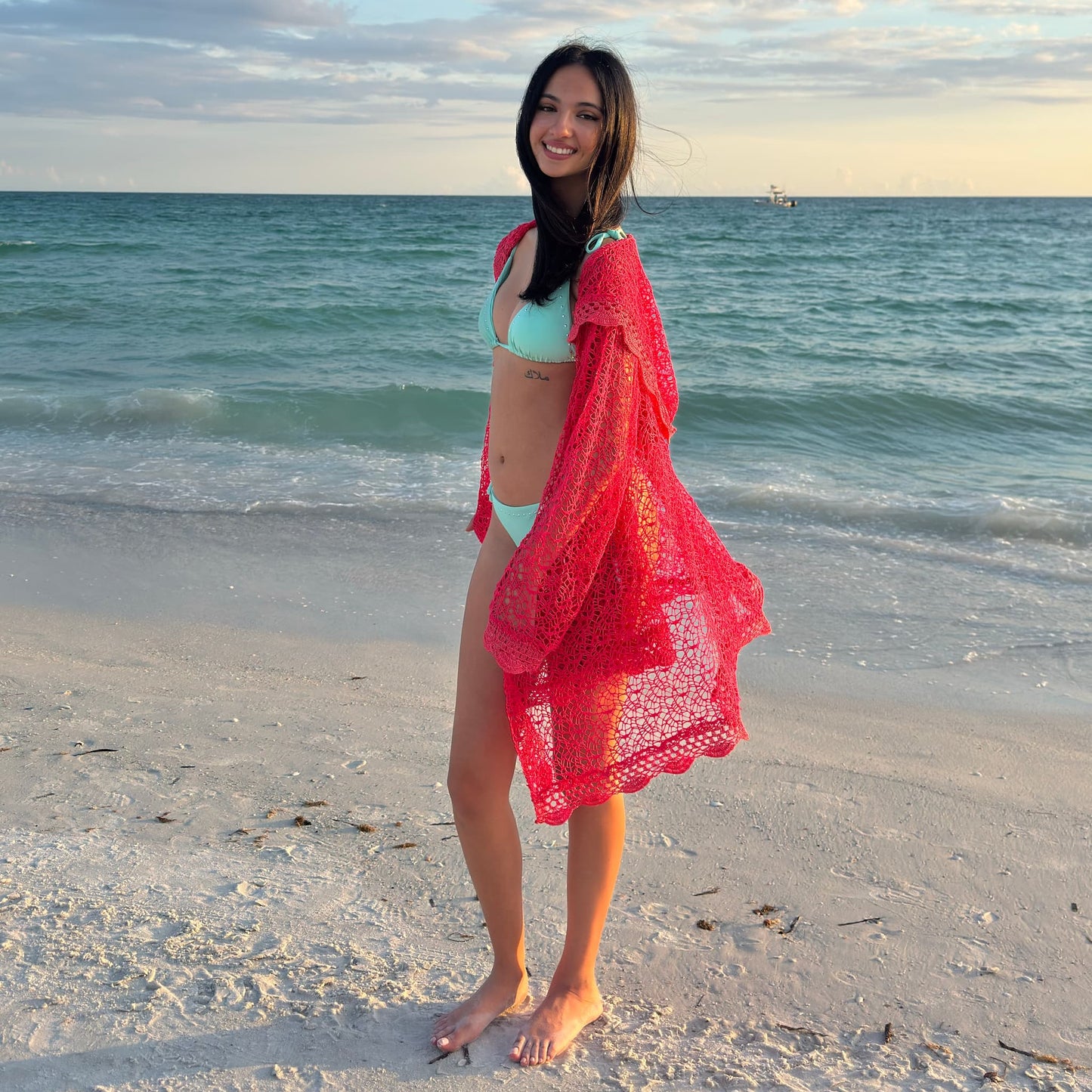 Sirena hooded kaftan