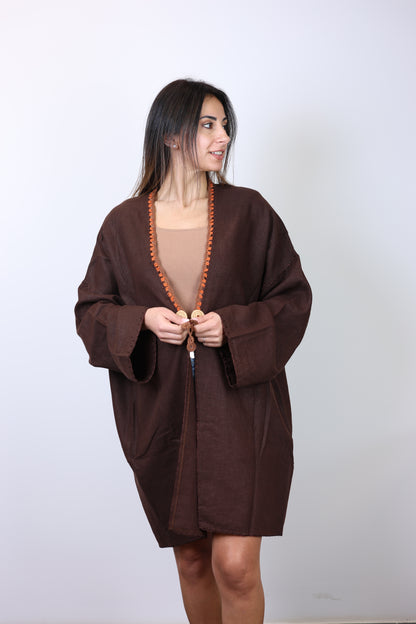 Arwin Short brown Kaftan