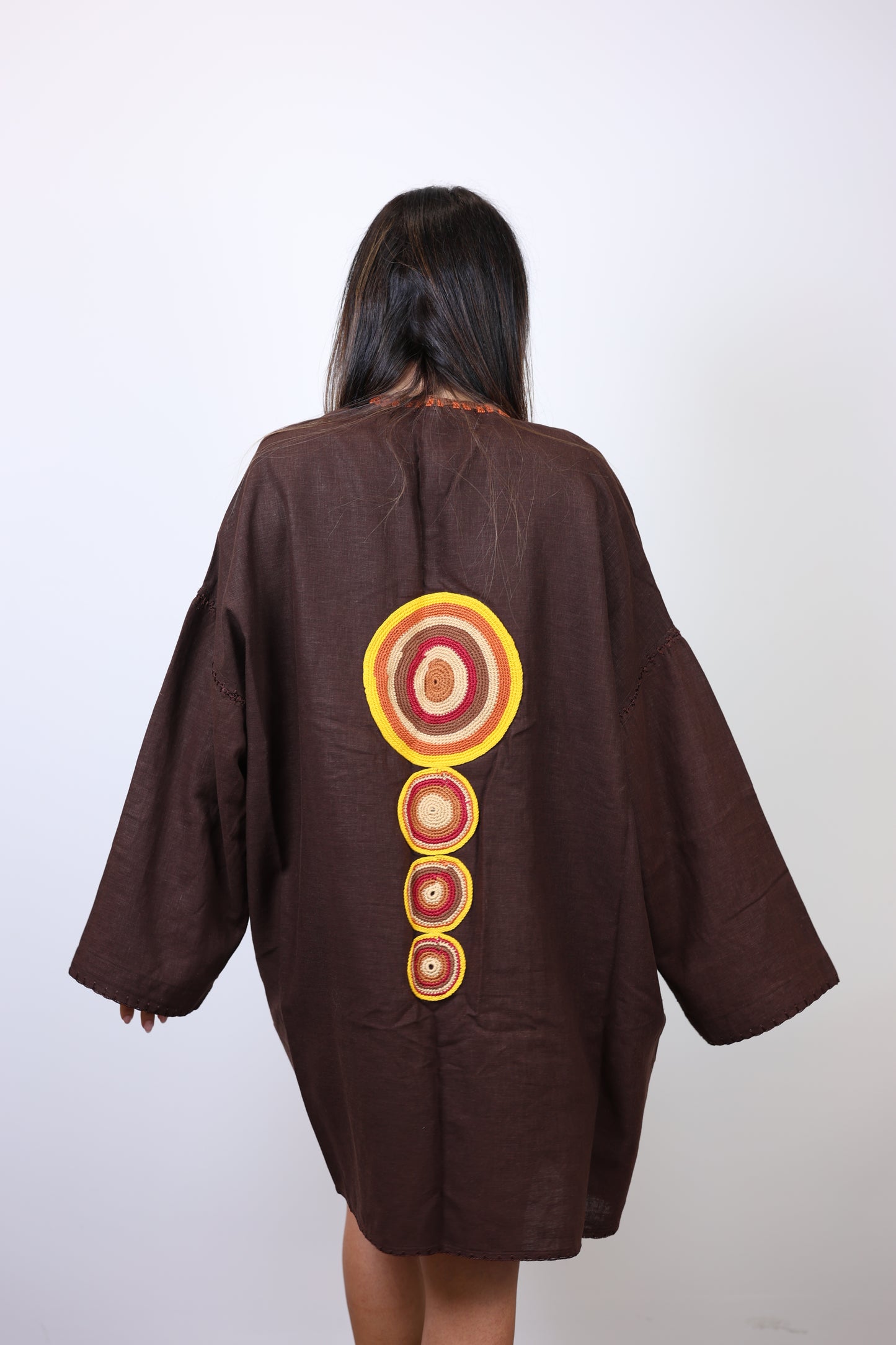 Arwin Short brown Kaftan