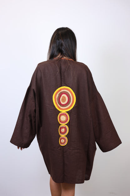 Arwin Short brown Kaftan