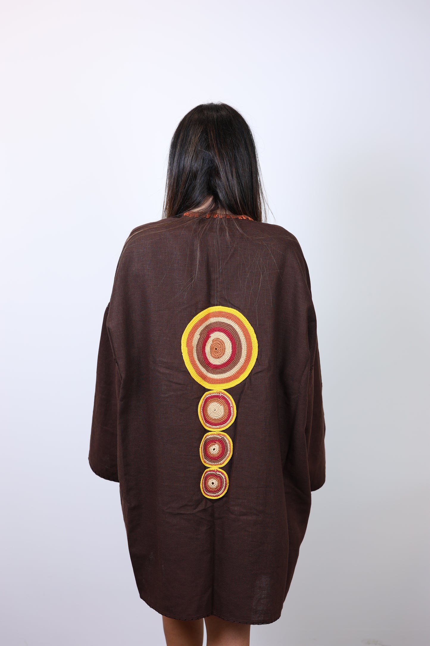 Arwin Short brown Kaftan