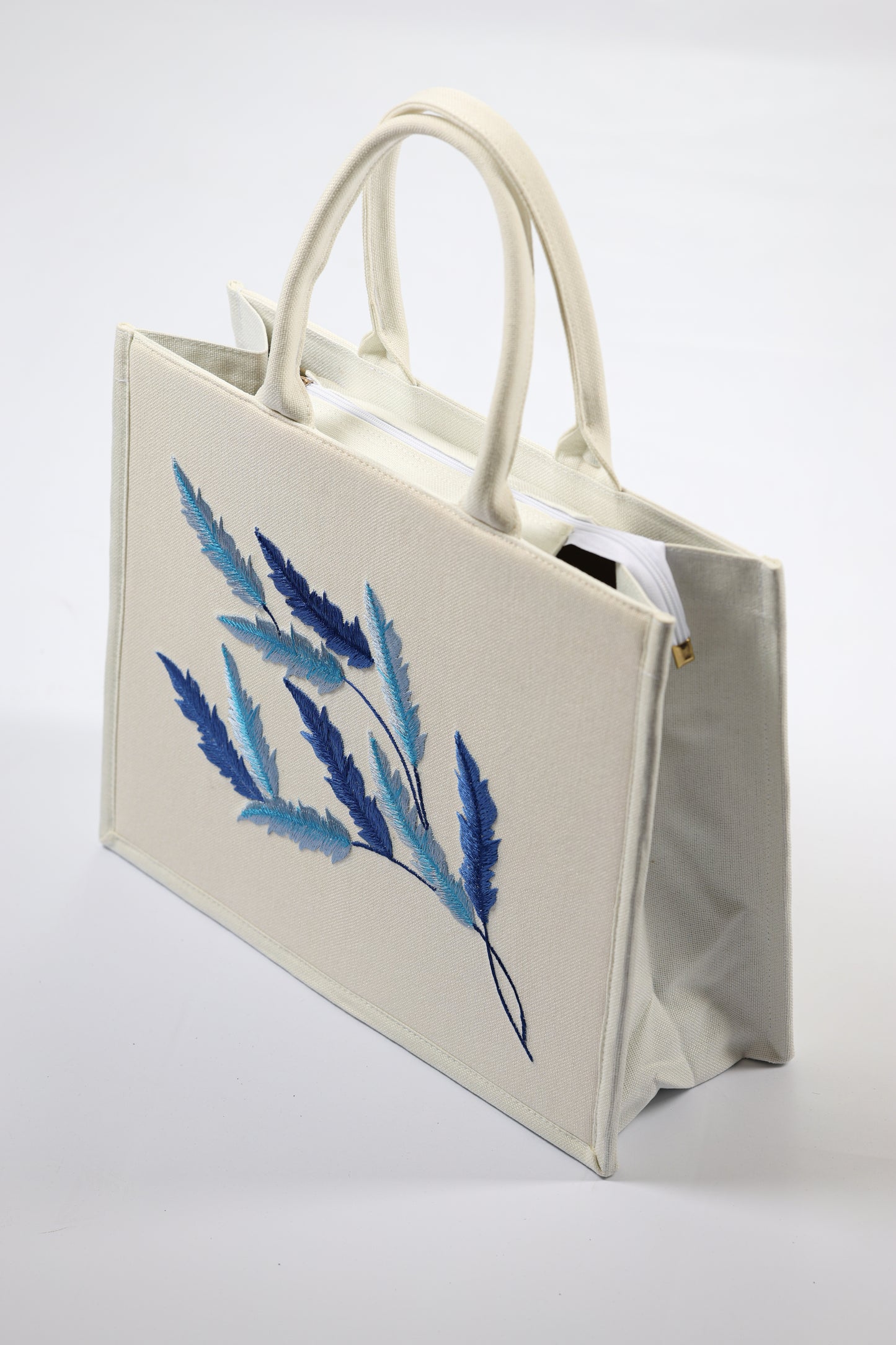 Teria Blue Tote Bag