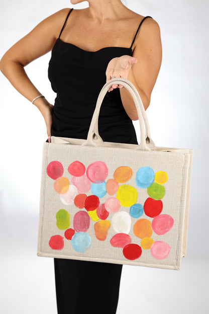 Polka Tote Bag