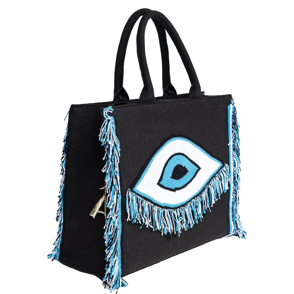 Farah Black Tote Bag